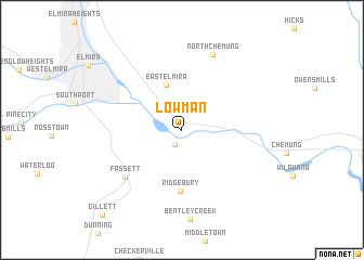 map of Lowman