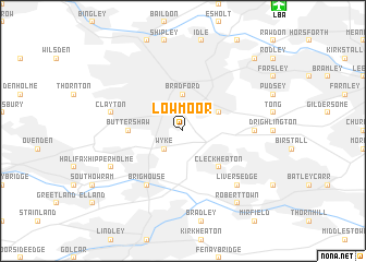 map of Low Moor