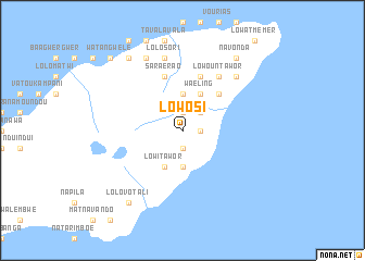 map of Lowosi