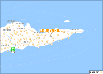 map of Lowrys Hill