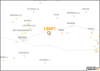 map of Lowry