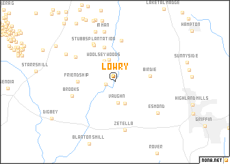 map of Lowry