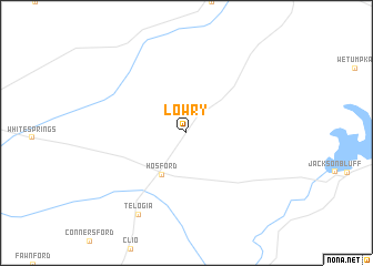 map of Lowry