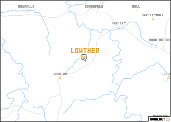 map of Lowther