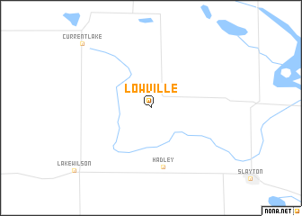 map of Lowville