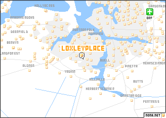 map of Loxley Place