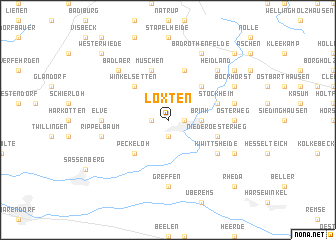 map of Loxten