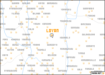 map of Loyan