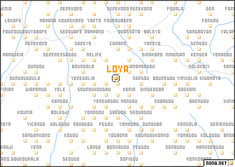 map of Loya