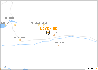 map of Loychino