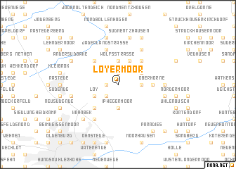 map of Loyermoor