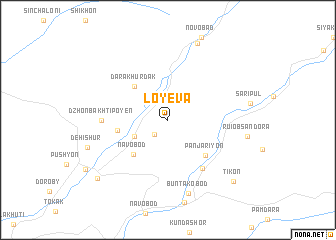 map of Loyeva