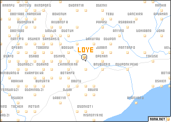 map of Loye