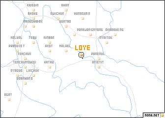 map of Loye