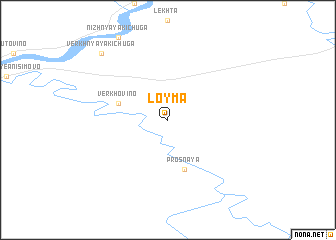 map of Loyma