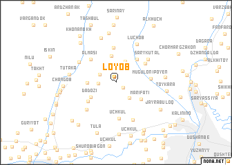 map of Loyob