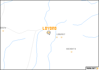 map of Loyoro