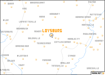 map of Loysburg