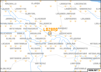 map of Lozano