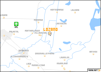 map of Lozano