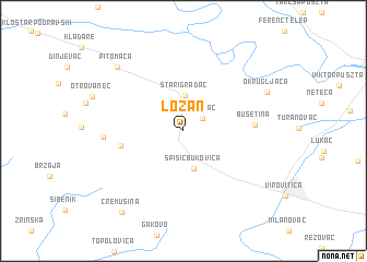 map of Lozan