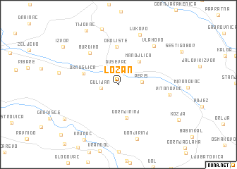 map of Lozan