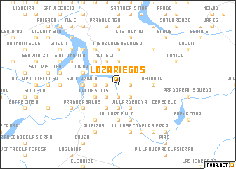 map of Lozariegos
