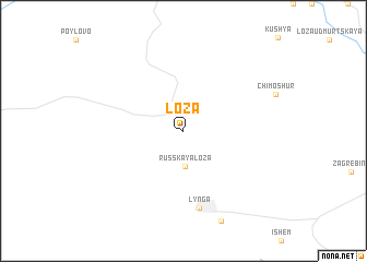 map of Loza