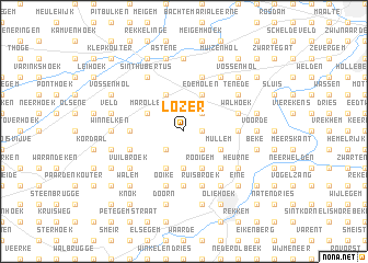 map of Lozer