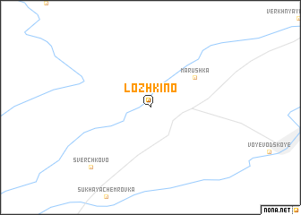 map of Lozhkino