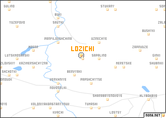 map of Lozichi