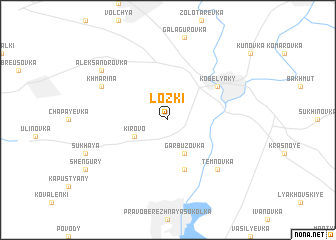 map of Lozʼki