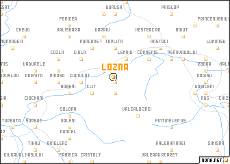 map of Lozna