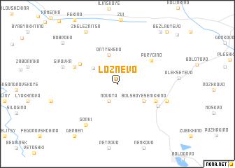 map of Loznëvo