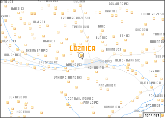 map of Loznica