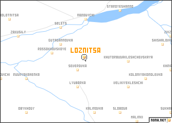 map of Loznitsa