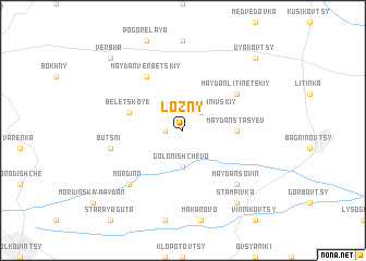 map of Lozny