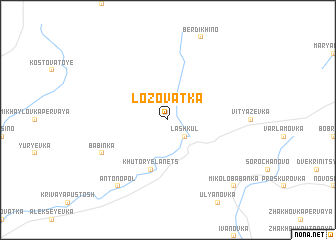 map of Lozovatka