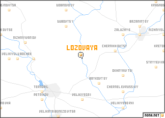 map of Lozovaya