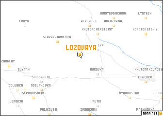 map of Lozovaya