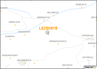 map of Lozovaya