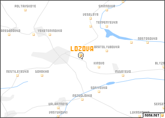 map of Lozova
