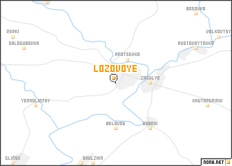 map of Lozovoye
