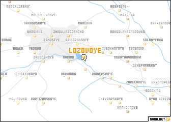 map of Lozovoye