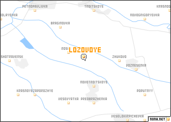 map of Lozovoye