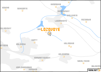 map of Lozovoye