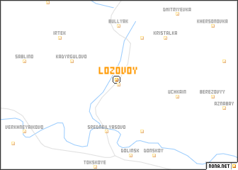 map of Lozovoy