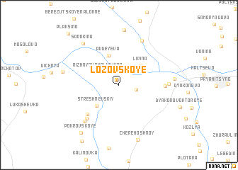 map of Lozovskoye