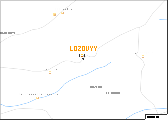 map of Lozovyy