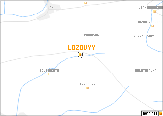 map of Lozovyy